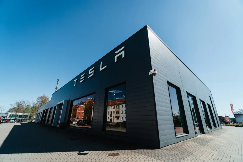 tesla building